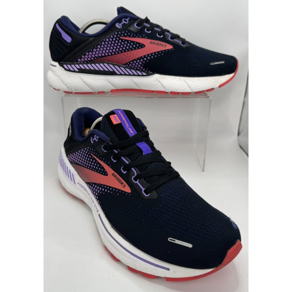 Brooks Adrenaline GTS 22 Running Shoes Blue Purple Women Size 11 1203531B080